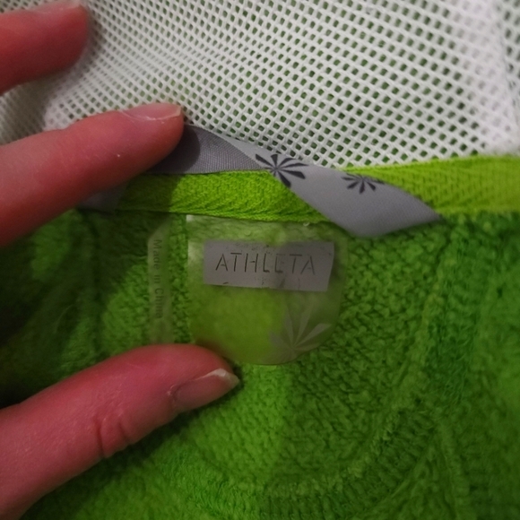 Athleta Yoga Lime Green Zip Up Jacket - Picture 13 of 13